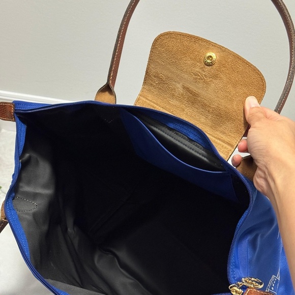 LONGCHAMP Limited Edition Great Wall of China Blue Tote Bag - Picture 5 of 11